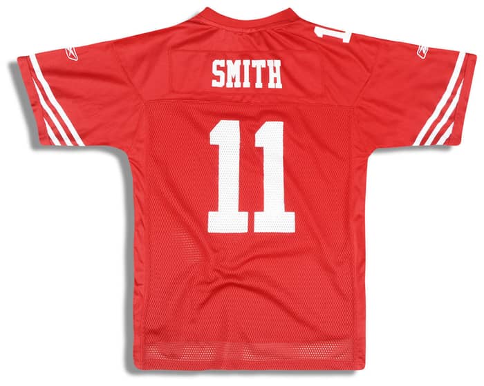 2009-11 San Francisco 49ers Smith #11 Reebok On Field Jersey (Home) Y