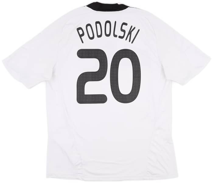 2008-09 Germany Home Shirt Podolski #20 - 7/10 - (XL)