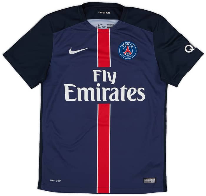 2015-16 Paris Saint-Germain Home Shirt Ibrahimovic #10 - 6/10 - (S)