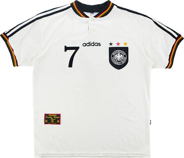 1996-98 Germany Home Shirt Moller #7