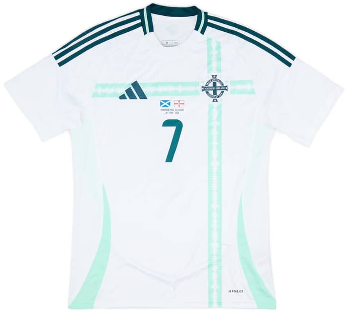 2024 Northern Ireland Match Issue Away Shirt McMenamin #7