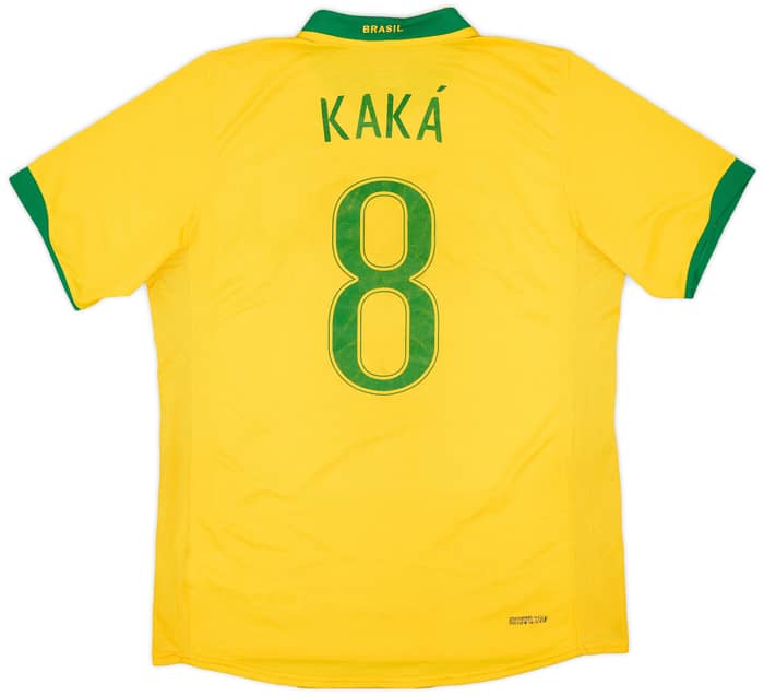 2006-08 Brazil Home Shirt Kaka #8 - 5/10 - (M)