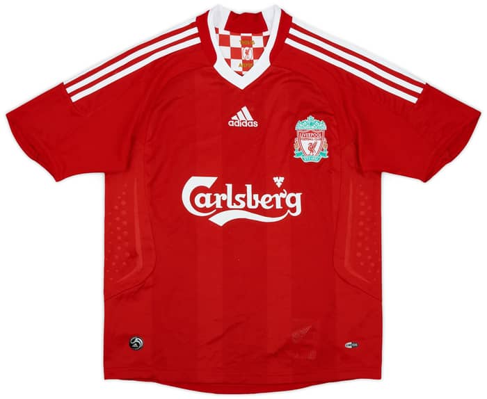 2008-10 Liverpool Home Shirt Babel #19 - 6/10 - (L.Boys)