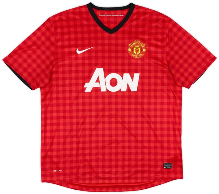2012-13 Manchester United Home Shirt Rooney #10 - 5/10 - (XL)