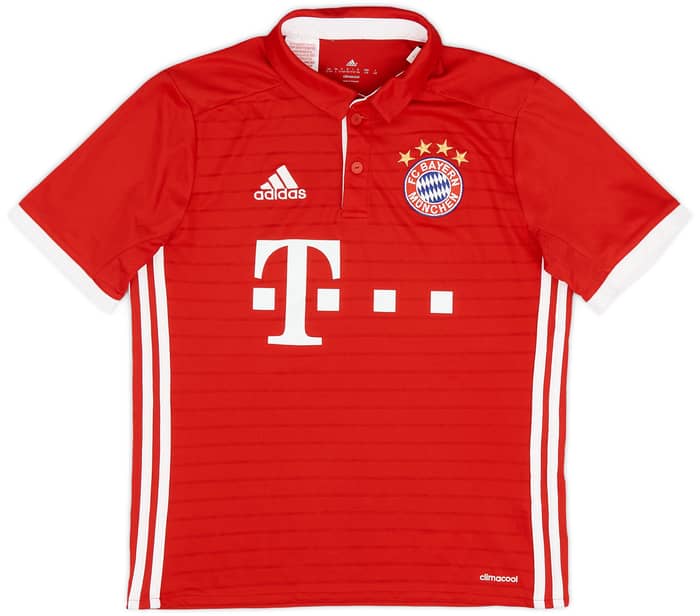 2016-17 Bayern Munich Home Shirt - 8/10 - (L.Boys)