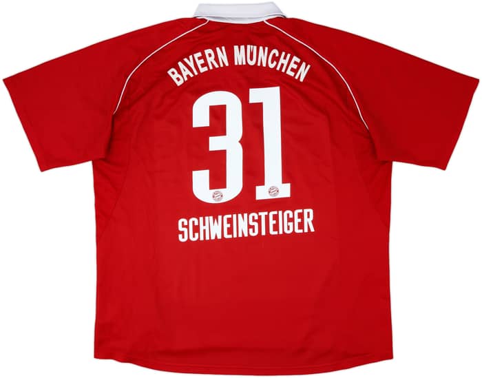 2005-06 Bayern Munich Home Shirt Schweinsteiger #31 - 9/10 - (XXL)