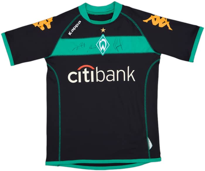 2008-09 Werder Bremen Signed Third Shirt - 8/10 - (M)