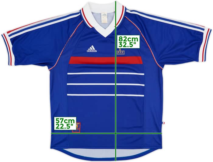 1998-00 France Home Shirt - 9/10 - (L)