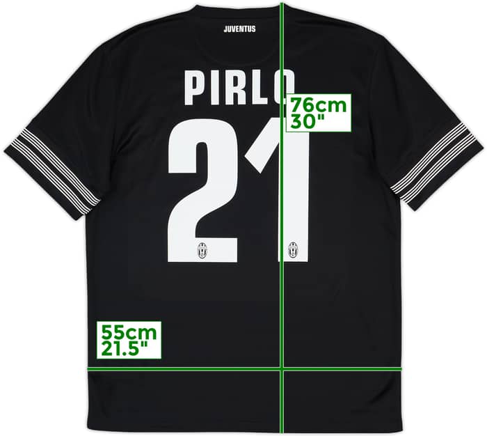 2012-13 Juventus Away Shirt Pirlo #21 - 8/10 - (L)