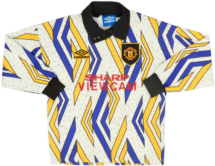 1993-94 Manchester United GK Shirt - 9/10 - (L.Boys)