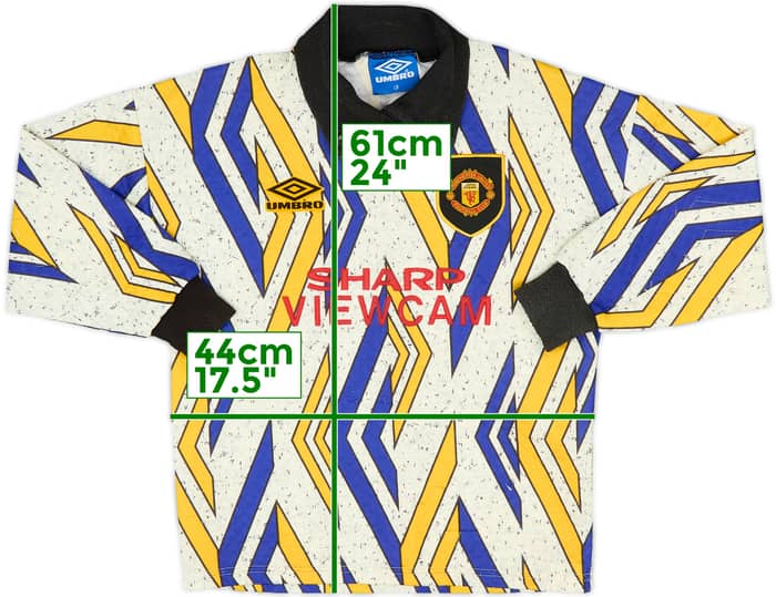 1993-94 Manchester United GK Shirt - 9/10 - (L.Boys)