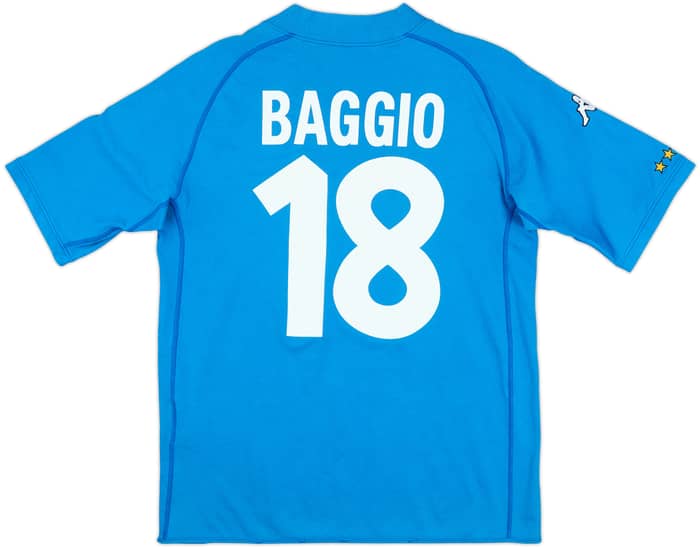 人気ブランドを Home Italy 2002 Shirt (M) - 6/10 - #18 Baggio ウェア