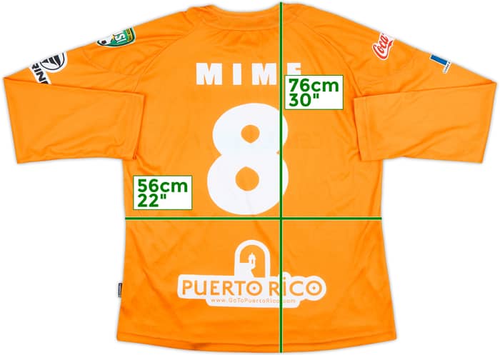 2008 Puerto Rico Islanders Match Issue Home L/S Shirt Mime #8