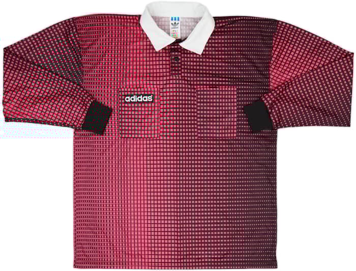 1990s adidas Referee Template L/S Shirt - 10/10 - (L)