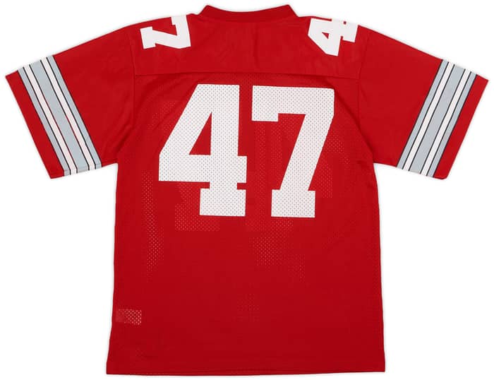 2002-05 Ohio State Buckeyes Hawk #47 Nike Home Jersey - 7/10 - (L.Boys)