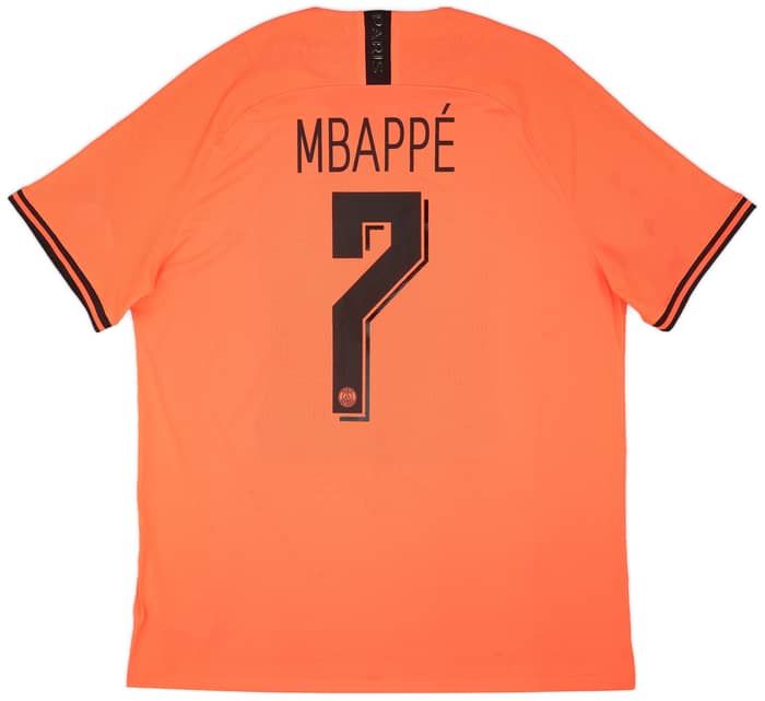 2019-20 Paris Saint-Germain x Air Jordan Authentic Away Shirt Mbappe #7