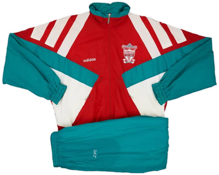 1992-93 Liverpool adidas Centenary Tracksuit - 7/10 - (L)