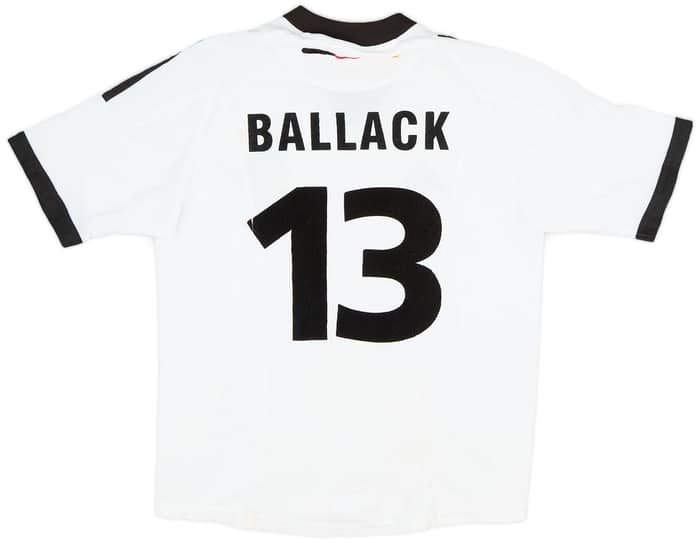 2002-04 Germany Home Shirt Ballack #13 - 6/10 - (Y)