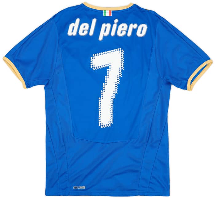2007-08 Italy Home Shirt Del Piero #7 - 6/10 - (S)