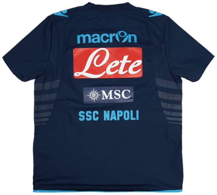 2013-14 Napoli Macron Waterproof Training Shirt - 7/10 - (XXL)