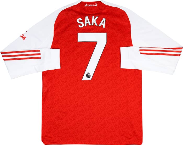 2025-26 Arsenal Authentic Home L/S Shirt Saka #7