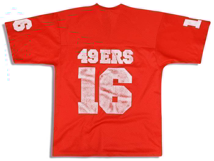 1990s San Francisco 49ers #16 NFL Training Jersey L