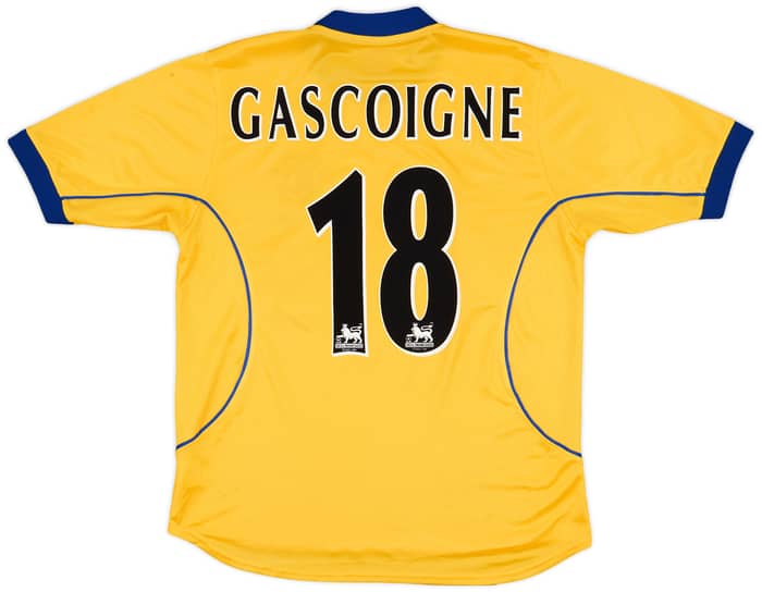 2000-01 Everton Away Shirt Gascoigne #18 - 7/10 - (M)