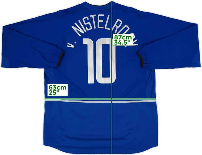 2002-03 Manchester United Third L/S Shirt v. Nistelrooy #10 - 9/10 - (XXL)