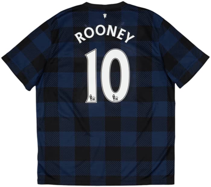 2013-14 Manchester United Away Shirt Rooney #10 - 7/10 - (XL)