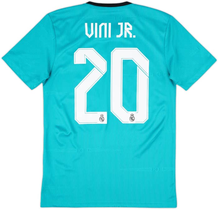 2021-22 Real Madrid Third Shirt Vini Jr #20 - 8/10 - (S)
