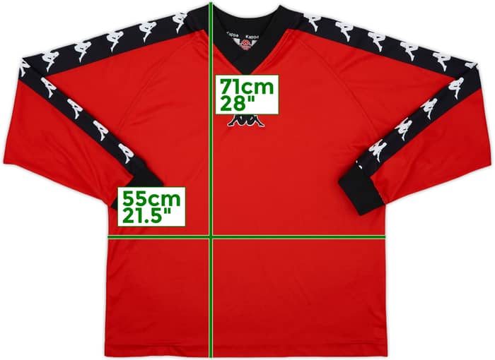 1990s Kappa Template L/S Shirt - 9/10 - (M)