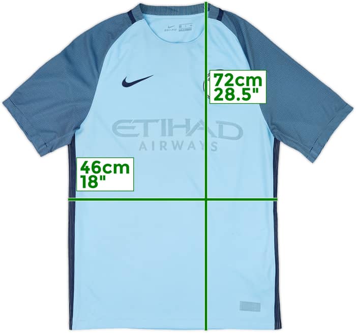 2016-17 Manchester City Home Shirt - 4/10 - (S)