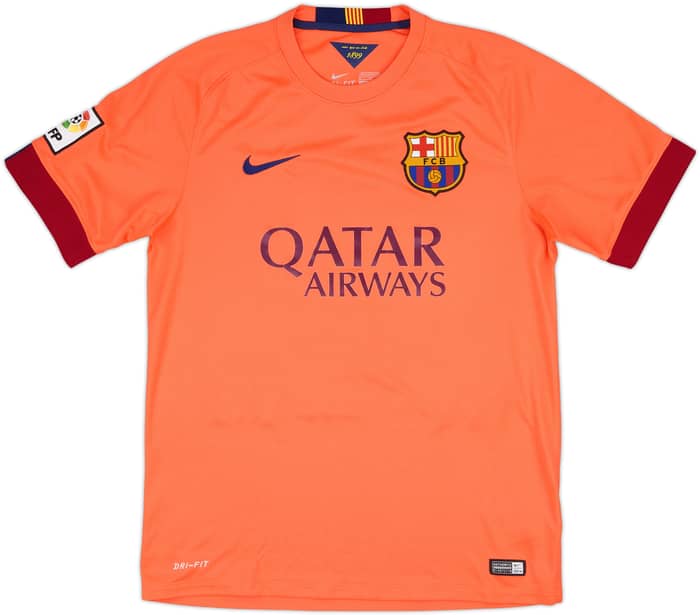 2014-15 Barcelona Away Shirt Messi #10 - 7/10 - (M)