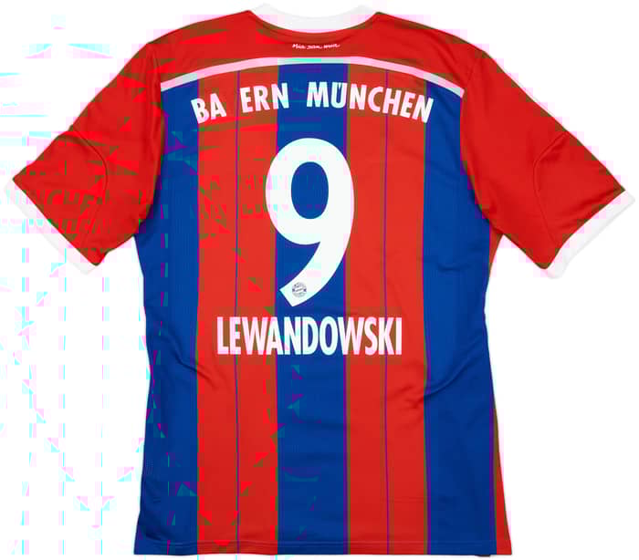 2014-15 Bayern Munich Home Shirt Lewandowski #9 - 5/10 - (L)