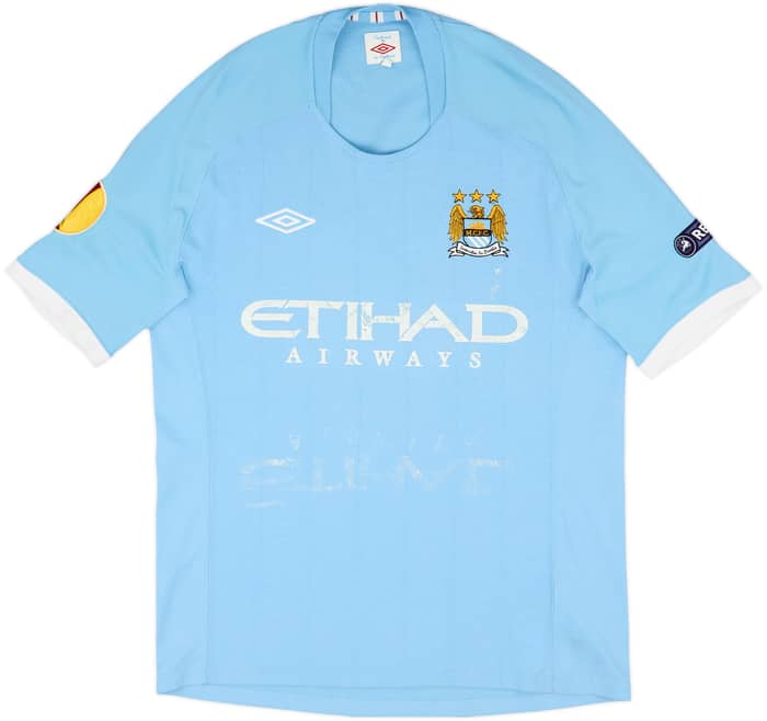 2010-11 Manchester City Home Shirt De Jong #34 - 5/10 - (L)