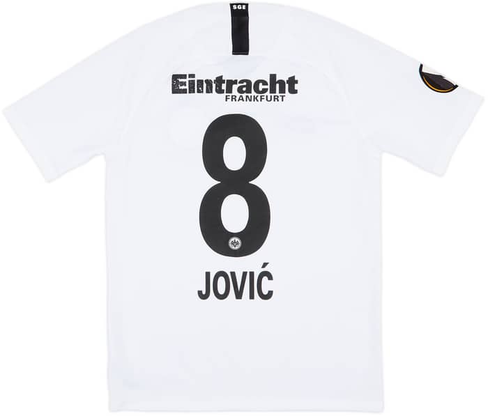 2018-19 Eintracht Frankfurt Away Shirt Jovic #8 - 5/10 - (S)