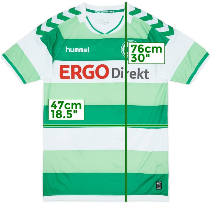 2014-16 Greuther Furth Home Shirt FC Oslo #7 - 9/10 - (S)