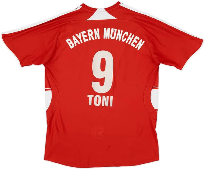 2007-08 Bayern Munich Home Shirt Toni #9 - 5/10 - (XL.Boys)