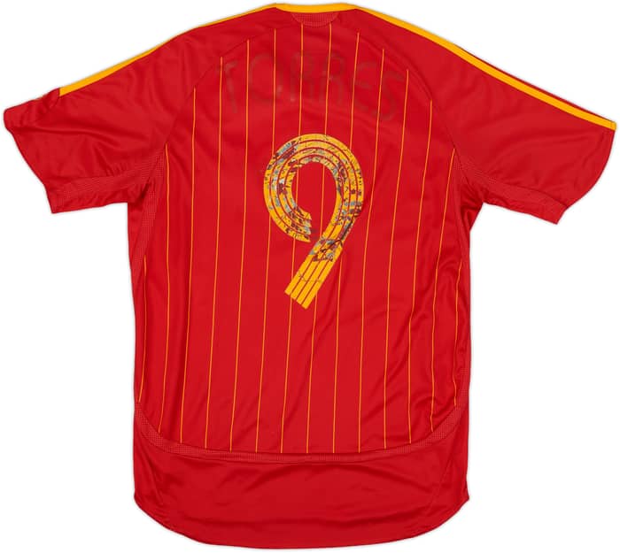 2006-08 Spain Home Shirt Torres #9 - 4/10 - (S)