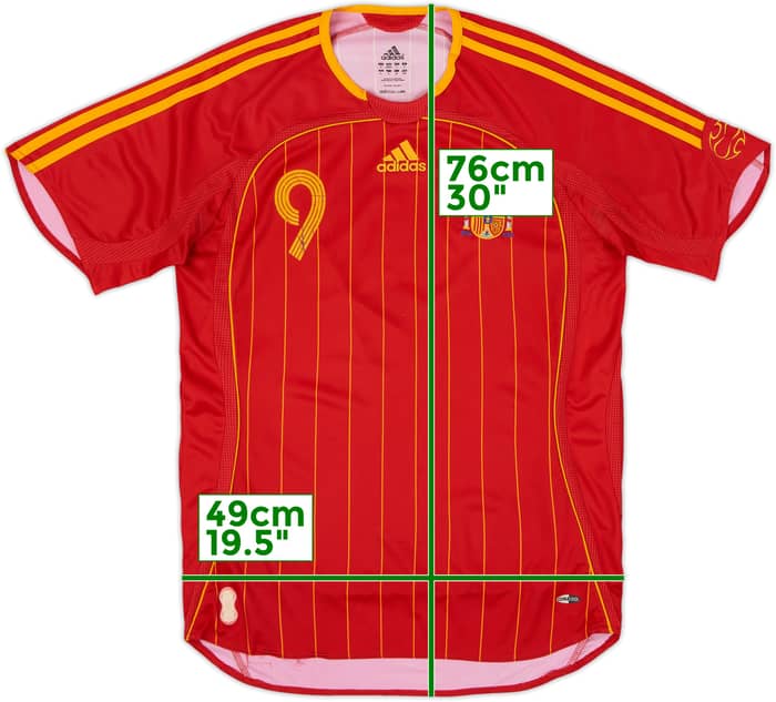 2006-08 Spain Home Shirt Torres #9 - 4/10 - (S)
