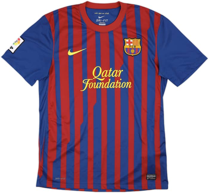 2011-12 Barcelona Home Shirt #4 - 5/10 - (M)