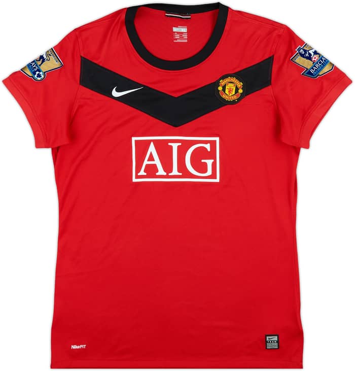 2009-10 Manchester United Home Shirt - 10/10 - (Women' s XL)