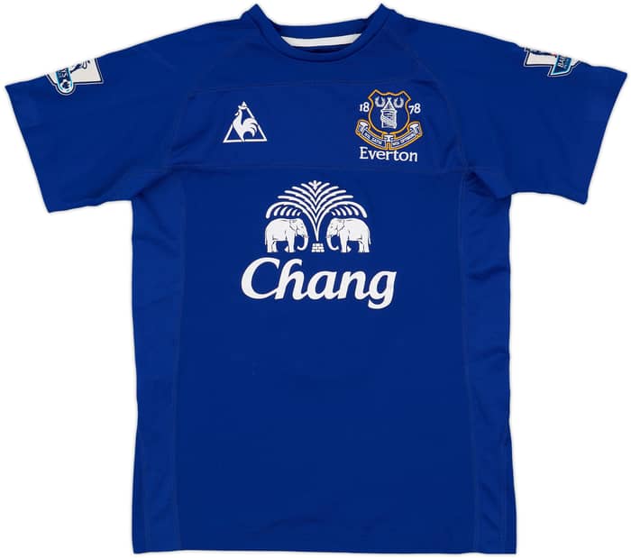 2010-11 Everton Home Shirt Jagielka #6 - 8/10 - (S)
