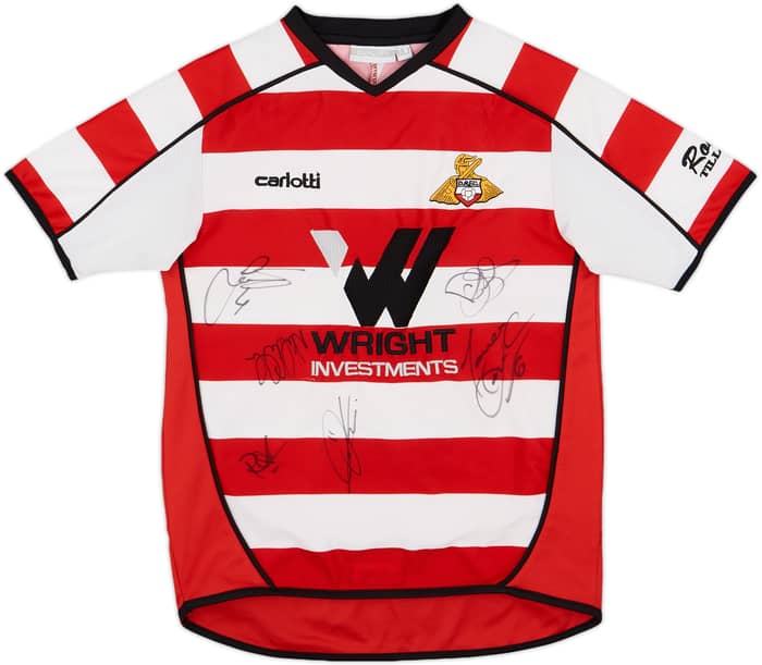 2007-08 Doncaster Rovers Signed Home Shirt - 8/10 - (M.Boys)