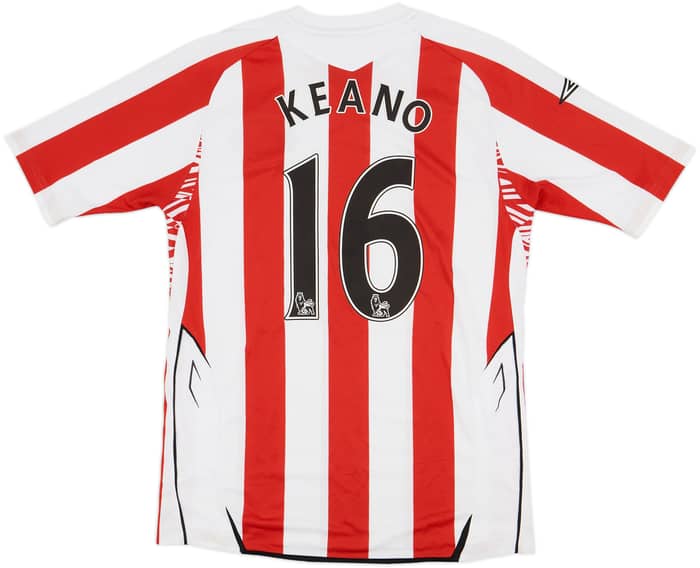 2007-08 Sunderland Home Shirt Keano #16 - 9/10 - (M)