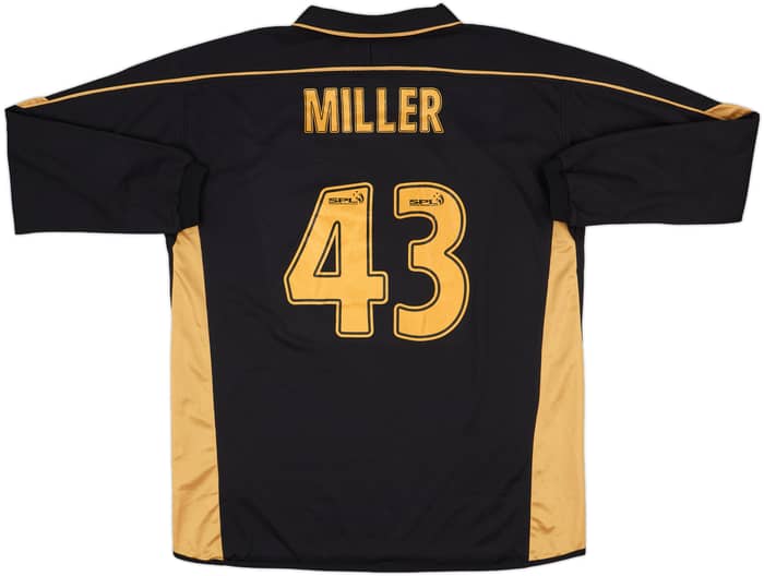2003-04 Celtic Away L/S Shirt Miller #43 - 8/10 - (XL)