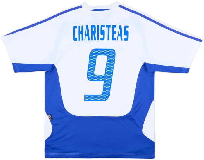 2004-06 Greece Away Shirt Charisteas #9 (S)