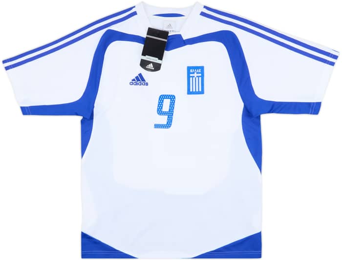 2004-06 Greece Away Shirt Charisteas #9 (S)