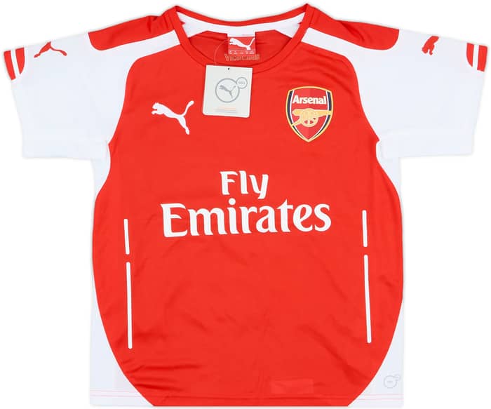 2014-15 Arsenal Home Shirt Marcelo Jr #16 (M.Boys)
