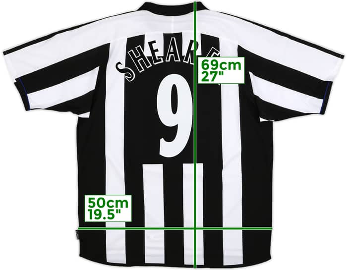 2003-05 Newcastle Home Shirt Shearer #9 (L)